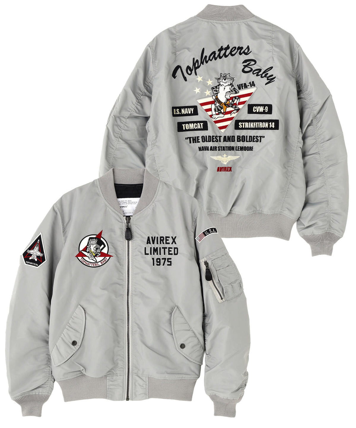 《WEB&DEPOT限定》LIGHT MA-1 TOPHATTERS