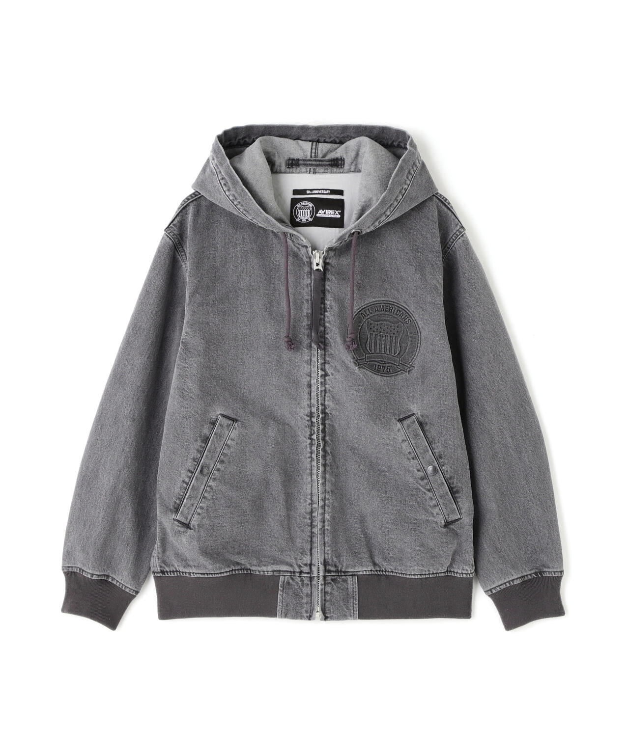 《直営店限定》DENIM SIGNATURE LOGO PARKA / デニム シグネチャーロゴ パーカー