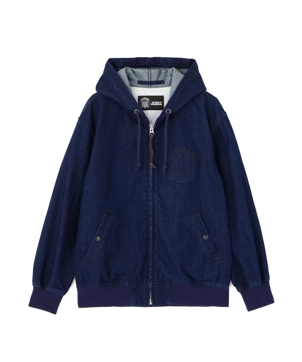 《直営店限定》DENIM SIGNATURE LOGO PARKA / デニム シグネチャーロゴ パーカー
