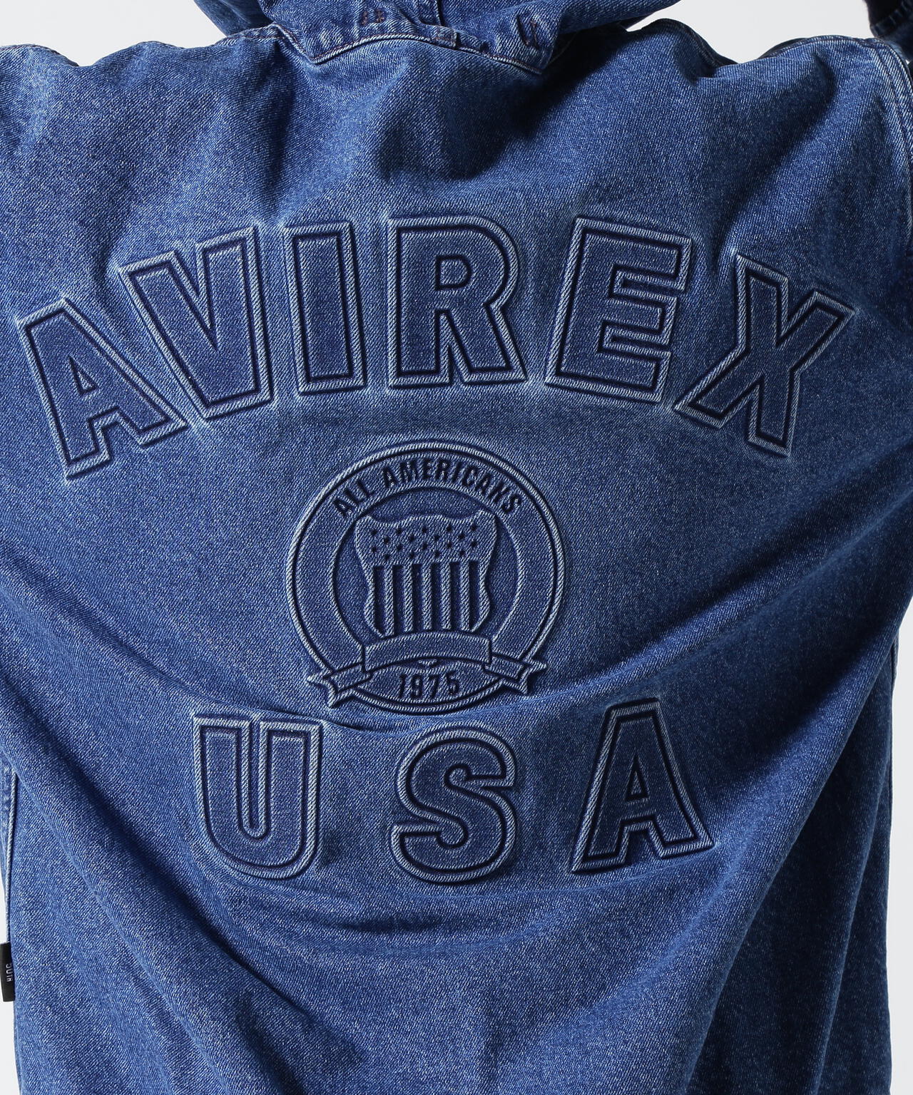 《直営店限定》DENIM SIGNATURE LOGO PARKA / デニム シグネチャーロゴ パーカー