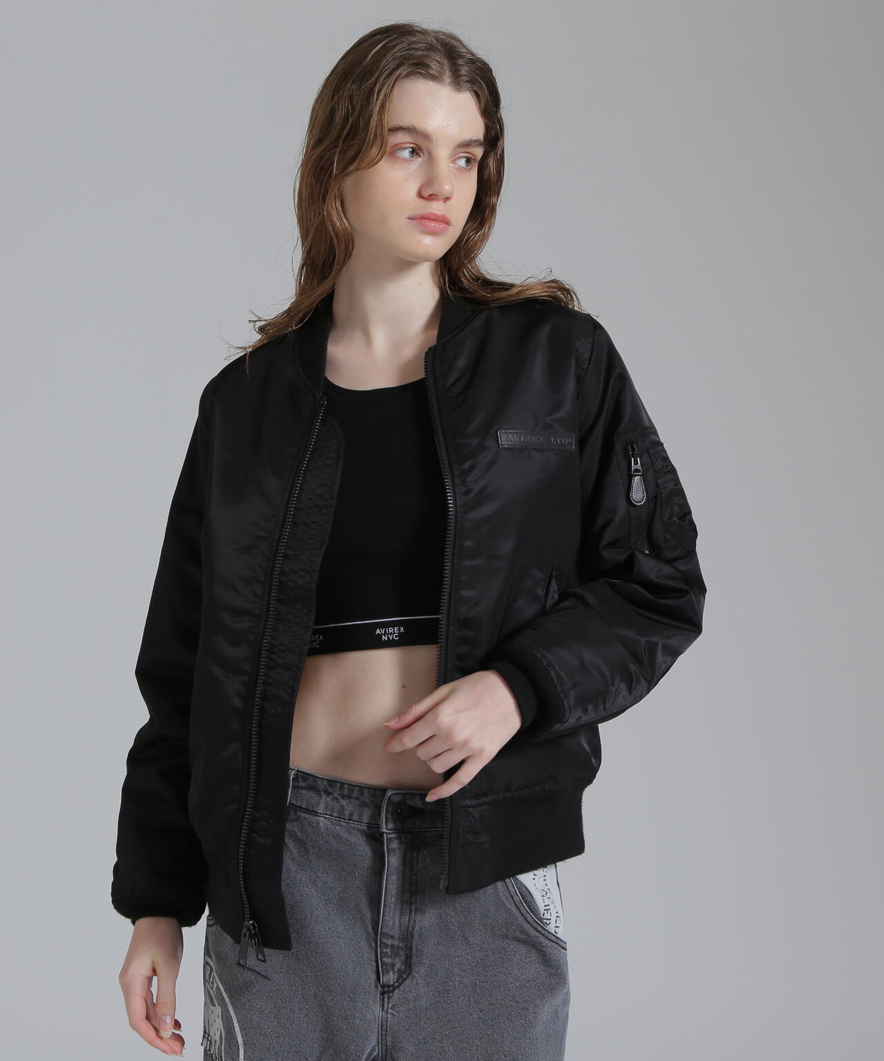 《WOMAN/50th Anniversary》MA-1 SIGNATURE BIG LOGO/MA-1 シグネチャービッグロゴ