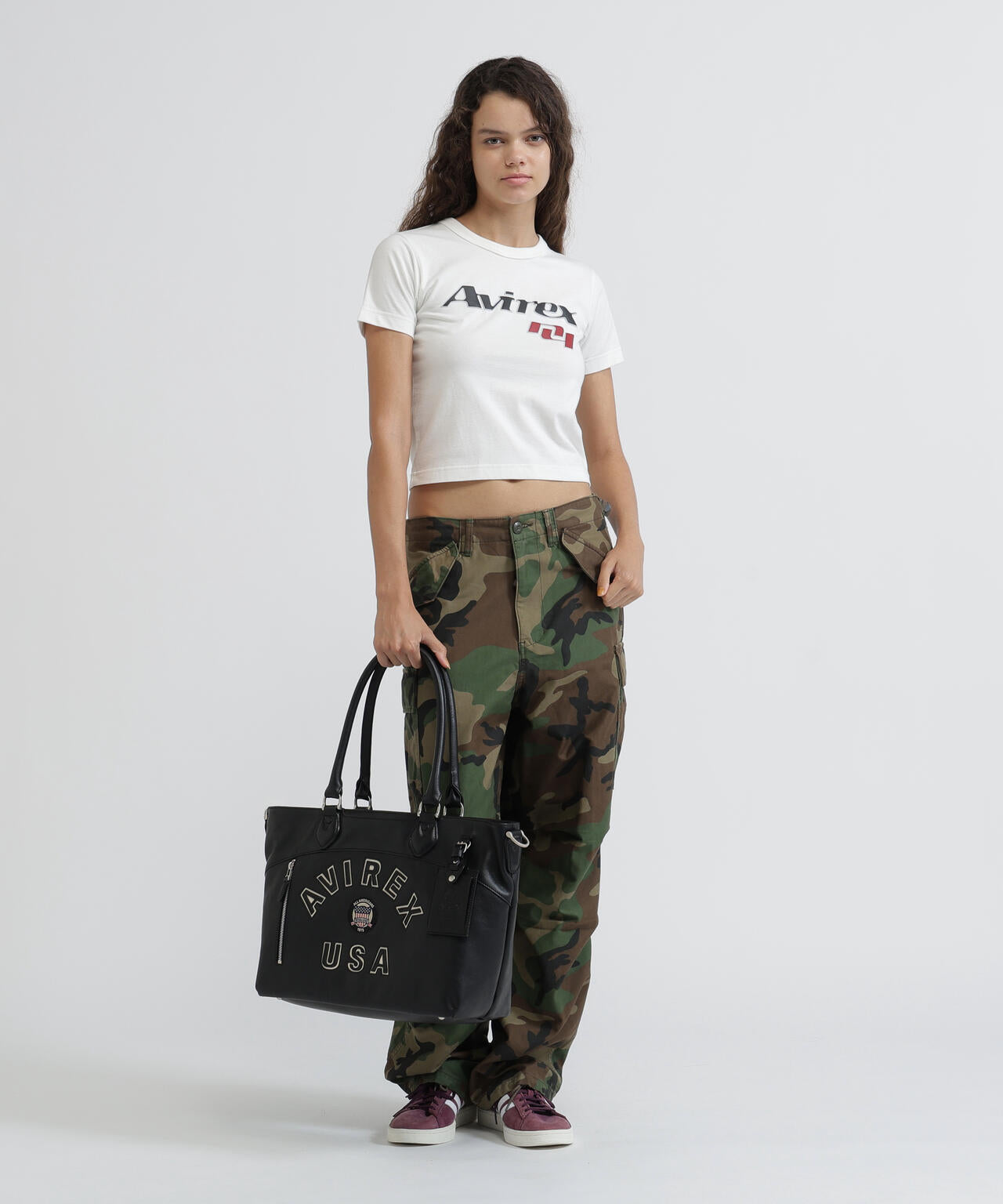 VARSITY LEAHER 2WAY TOTE BAG / AVX5627