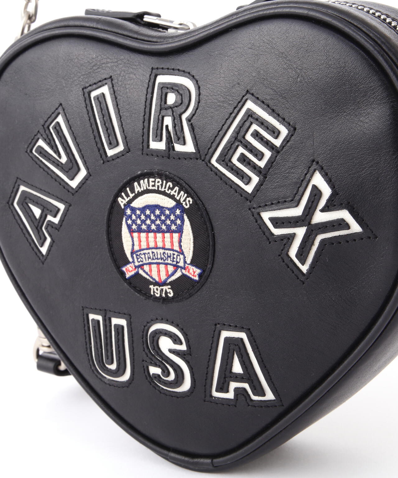 《直営店限定》VARSITY HEART CHAIN BAG/バーシティーハートチェーンバッグ