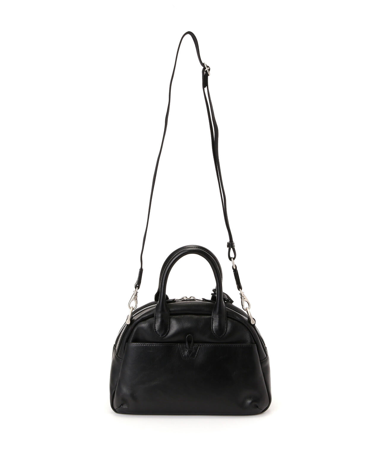 VARSITY LEATHER MINI-BOSTON BAG / AVX5625