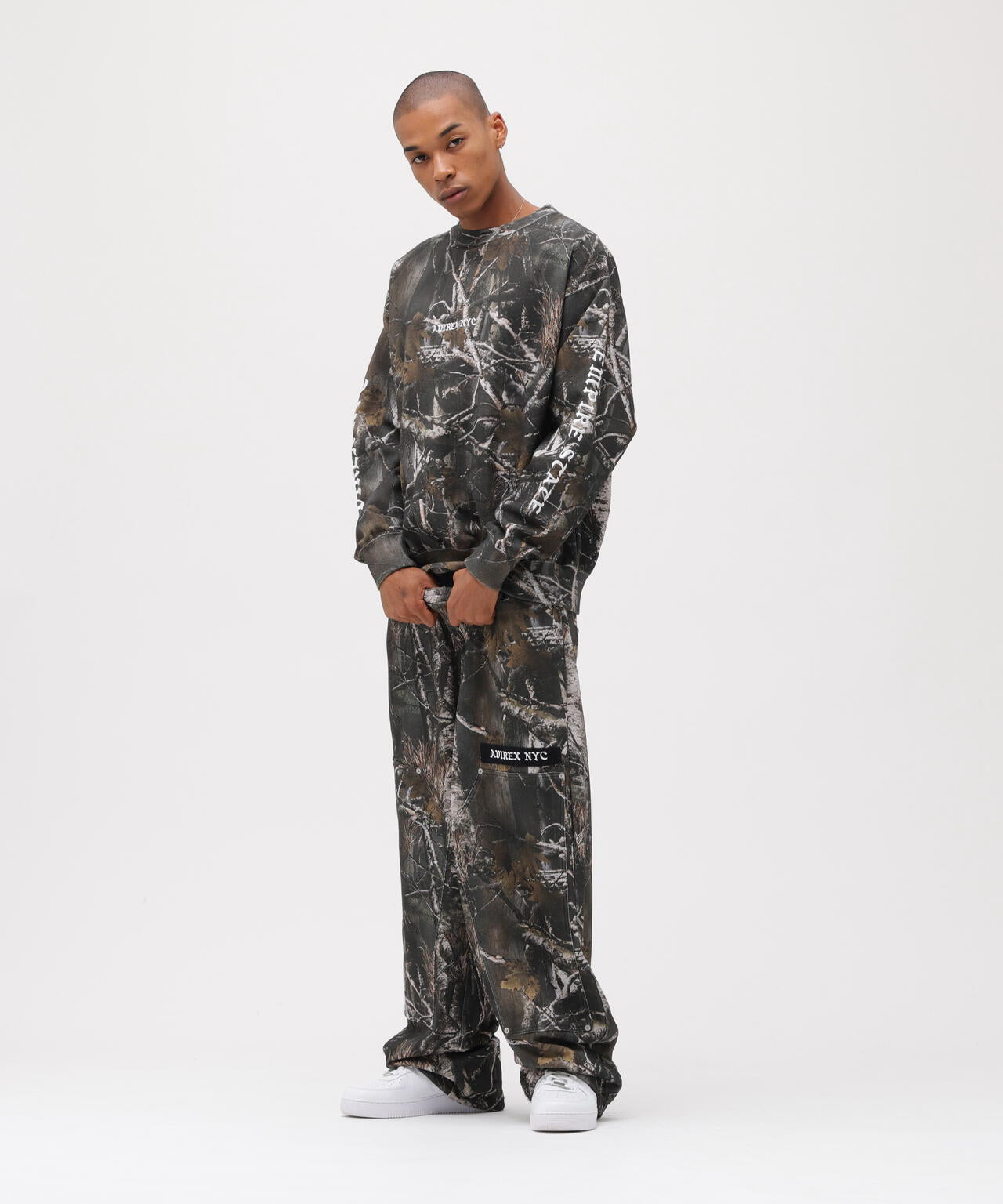 SWEAT PAINTER PANTS ”REAL TREE CAMO”