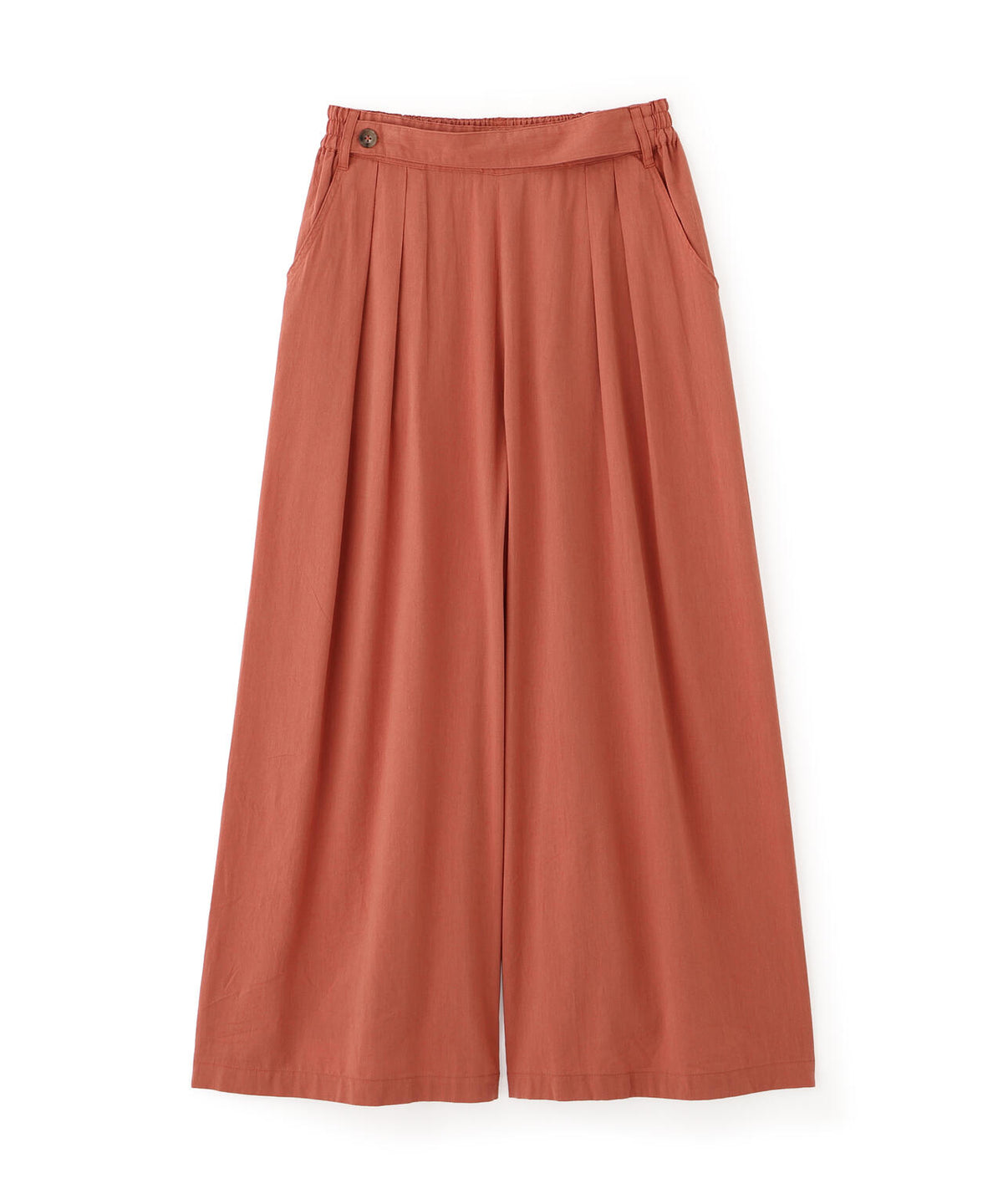 DESIGN BELT TUCK DETAIL PANTS