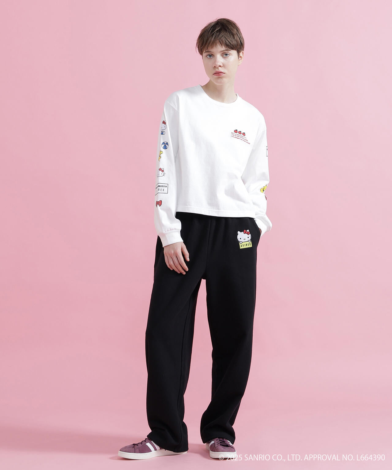 《AVIREX×HELLO KITTY》SWEAT PANTS