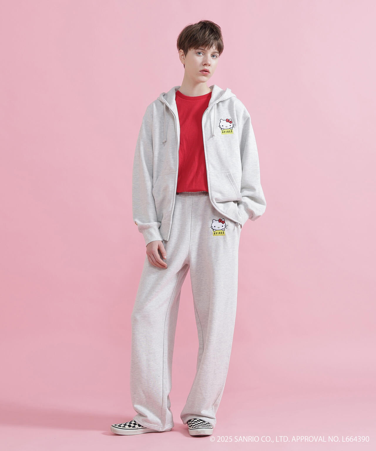 《AVIREX×HELLO KITTY》SWEAT PANTS