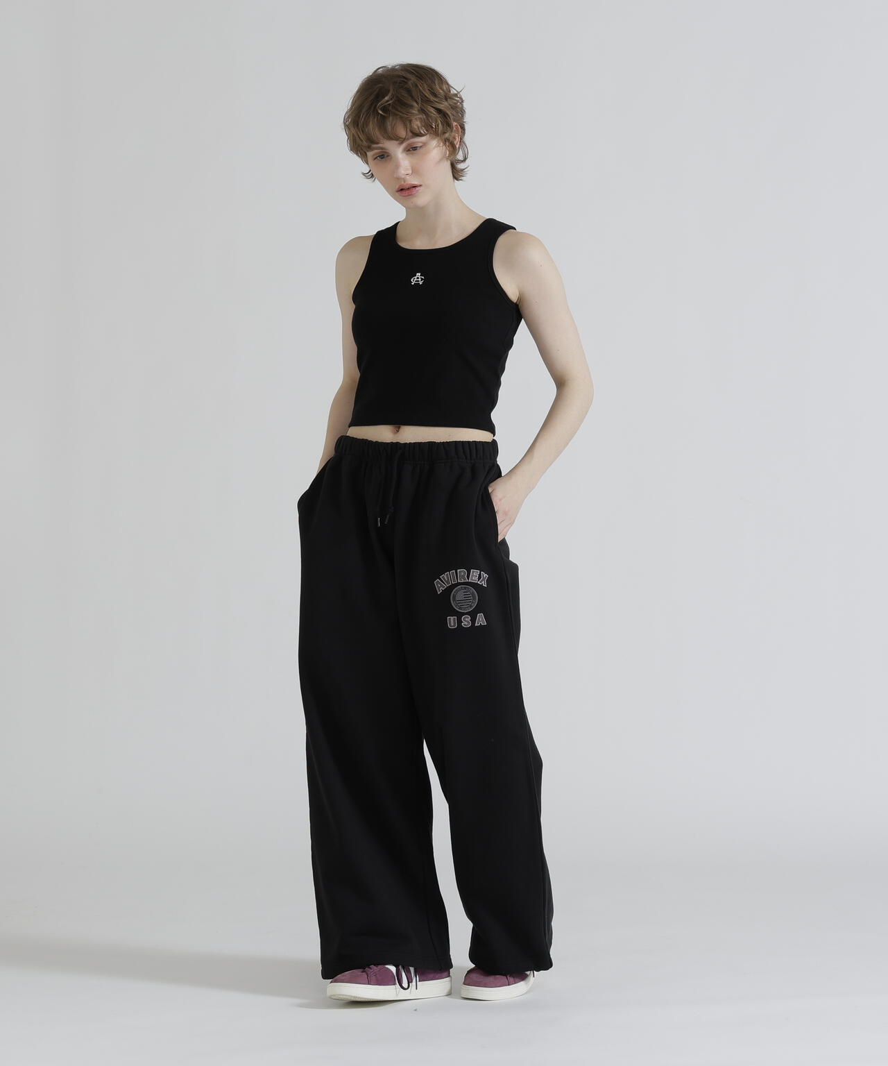 《WOMAN/直営店限定》VARSITY FLAG SWEAT PANTS