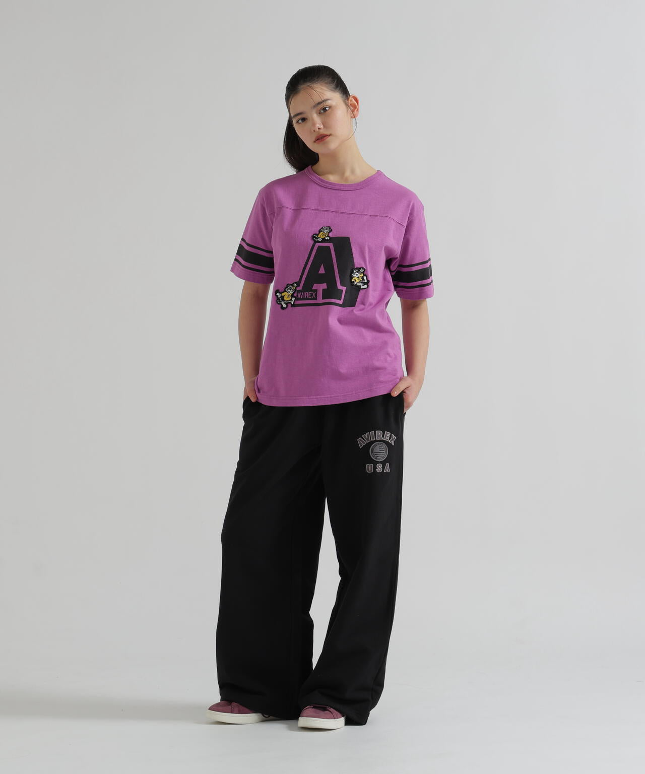 《WOMAN/直営店限定》VARSITY FLAG SWEAT PANTS