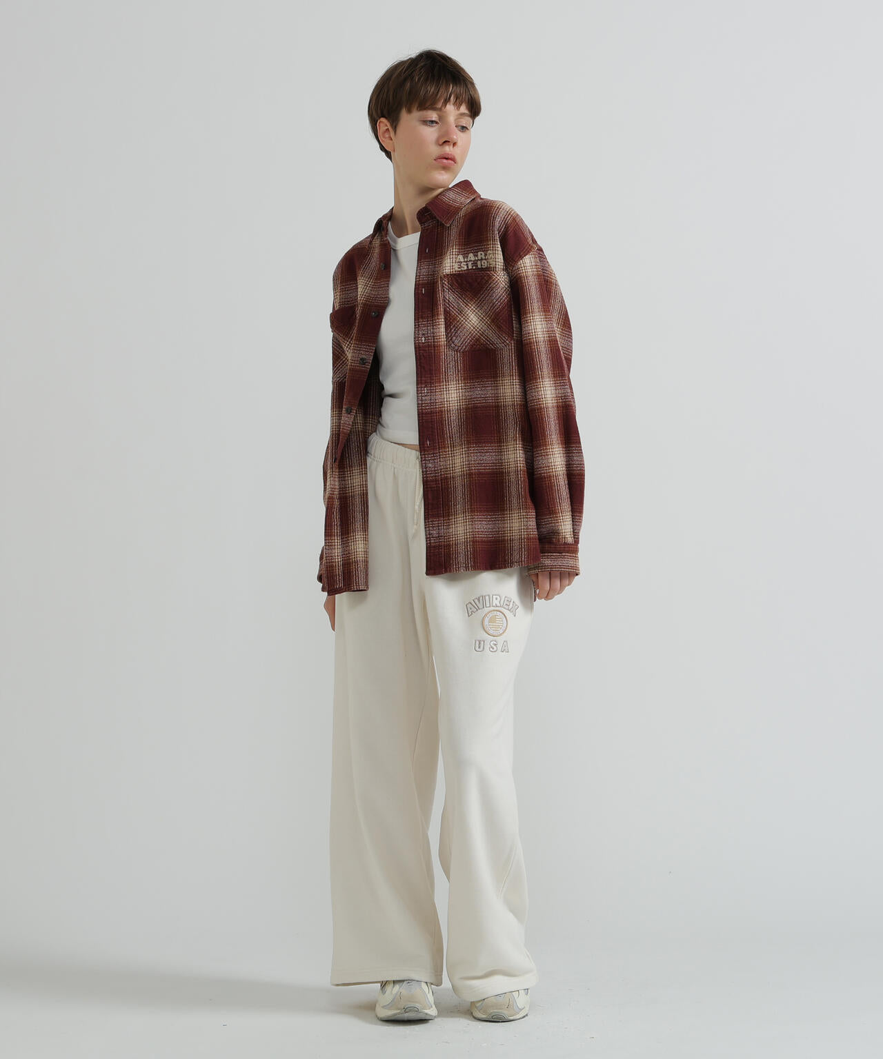 《WOMAN/直営店限定》VARSITY FLAG SWEAT PANTS