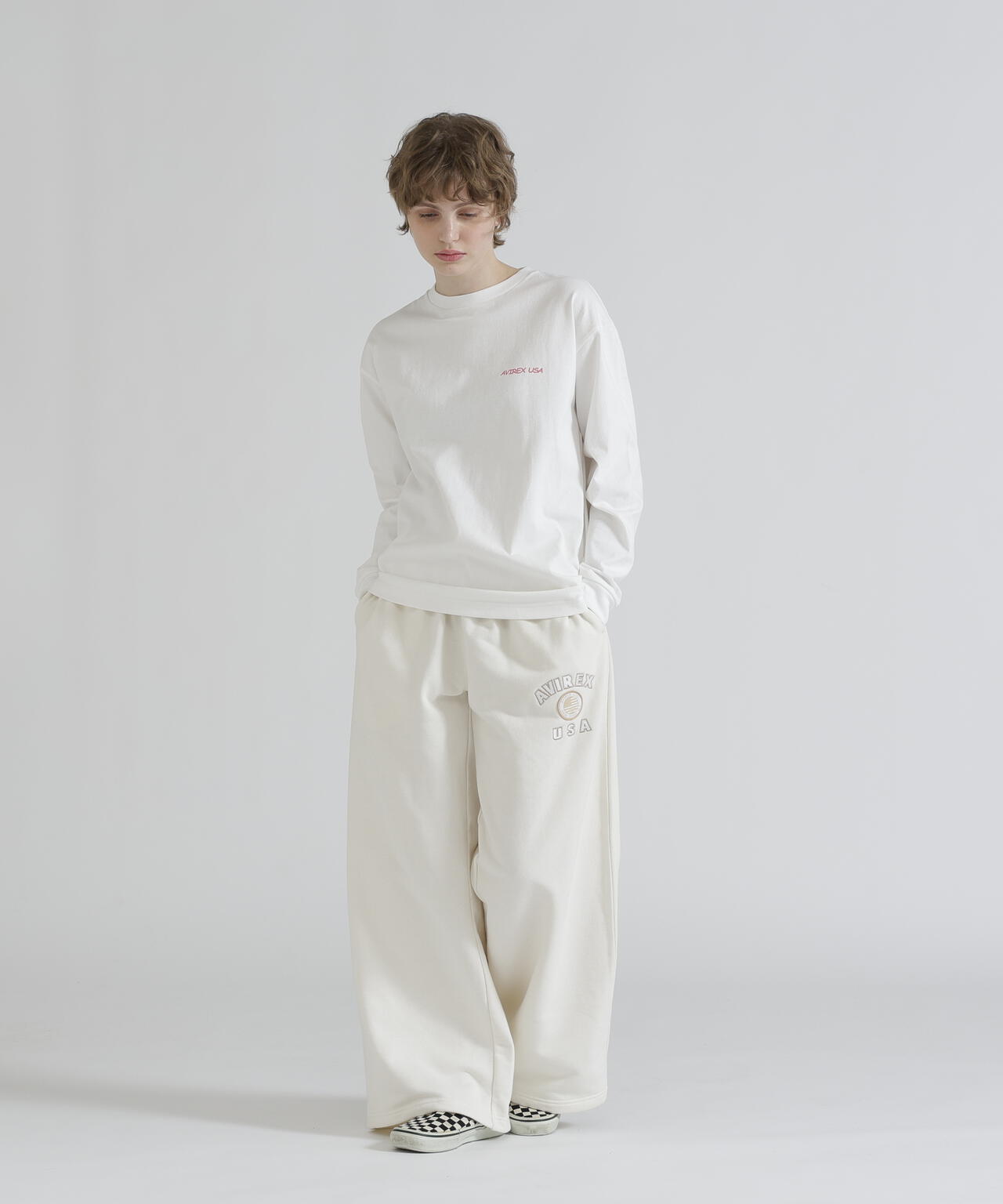 《WOMAN/直営店限定》VARSITY FLAG SWEAT PANTS