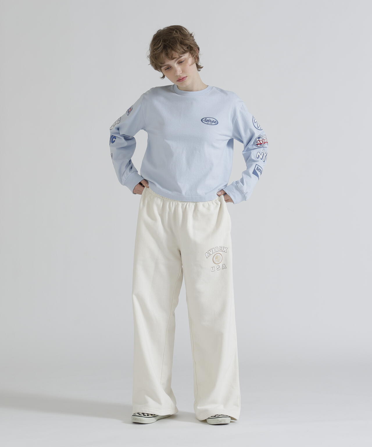 《WOMAN/直営店限定》VARSITY FLAG SWEAT PANTS