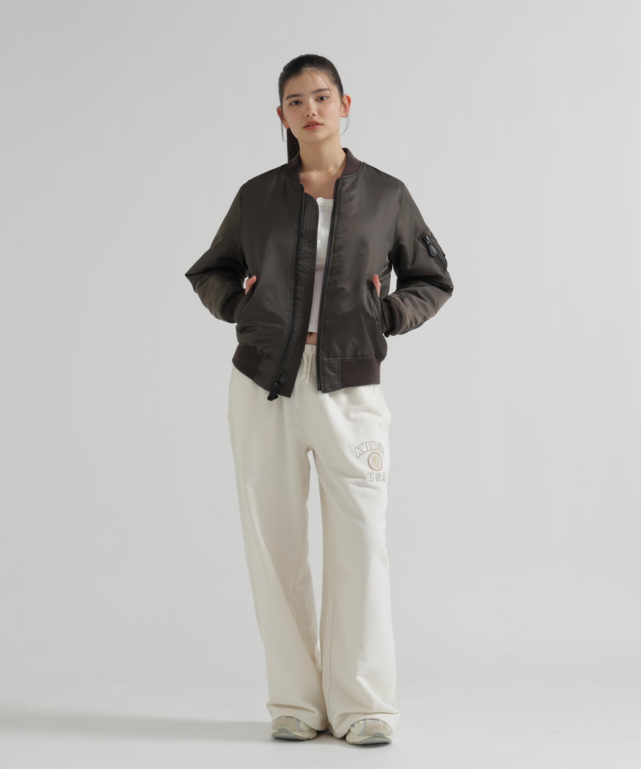 《WOMAN/直営店限定》VARSITY FLAG SWEAT PANTS