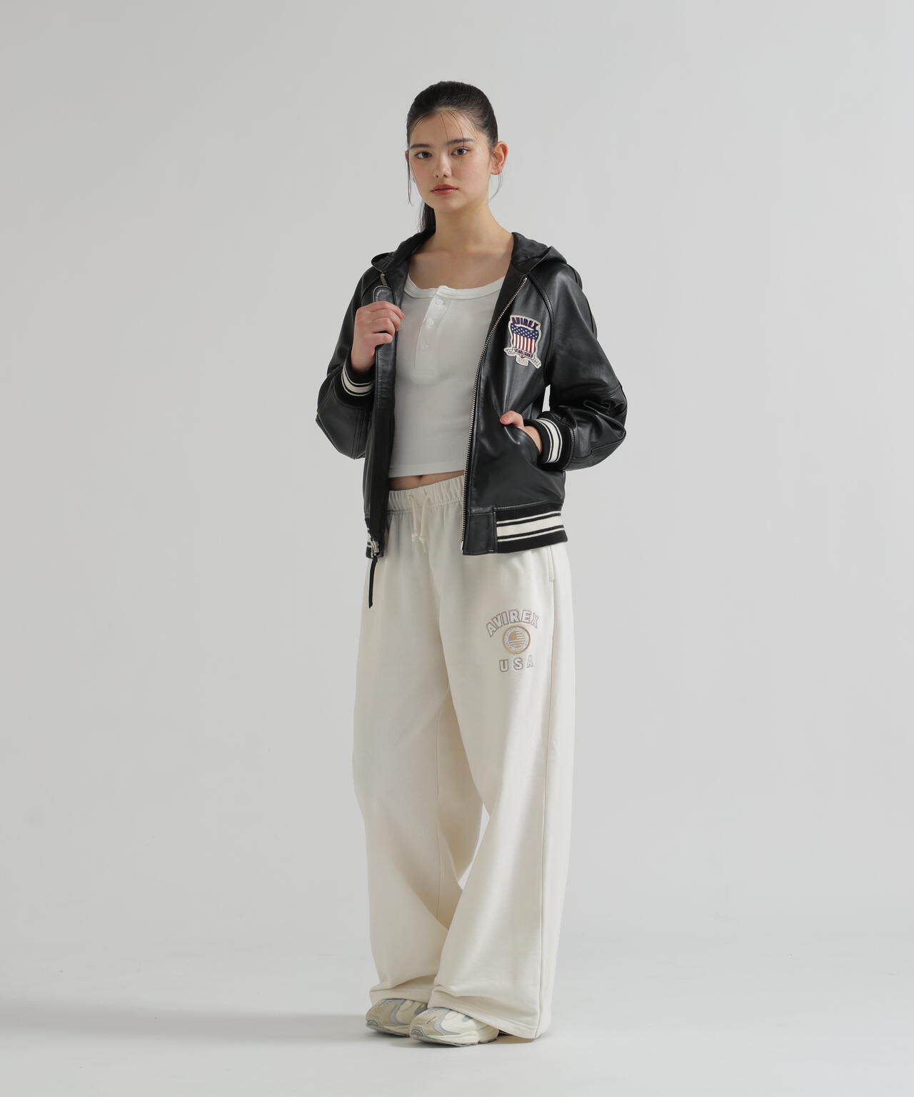 《WOMAN/直営店限定》VARSITY FLAG SWEAT PANTS