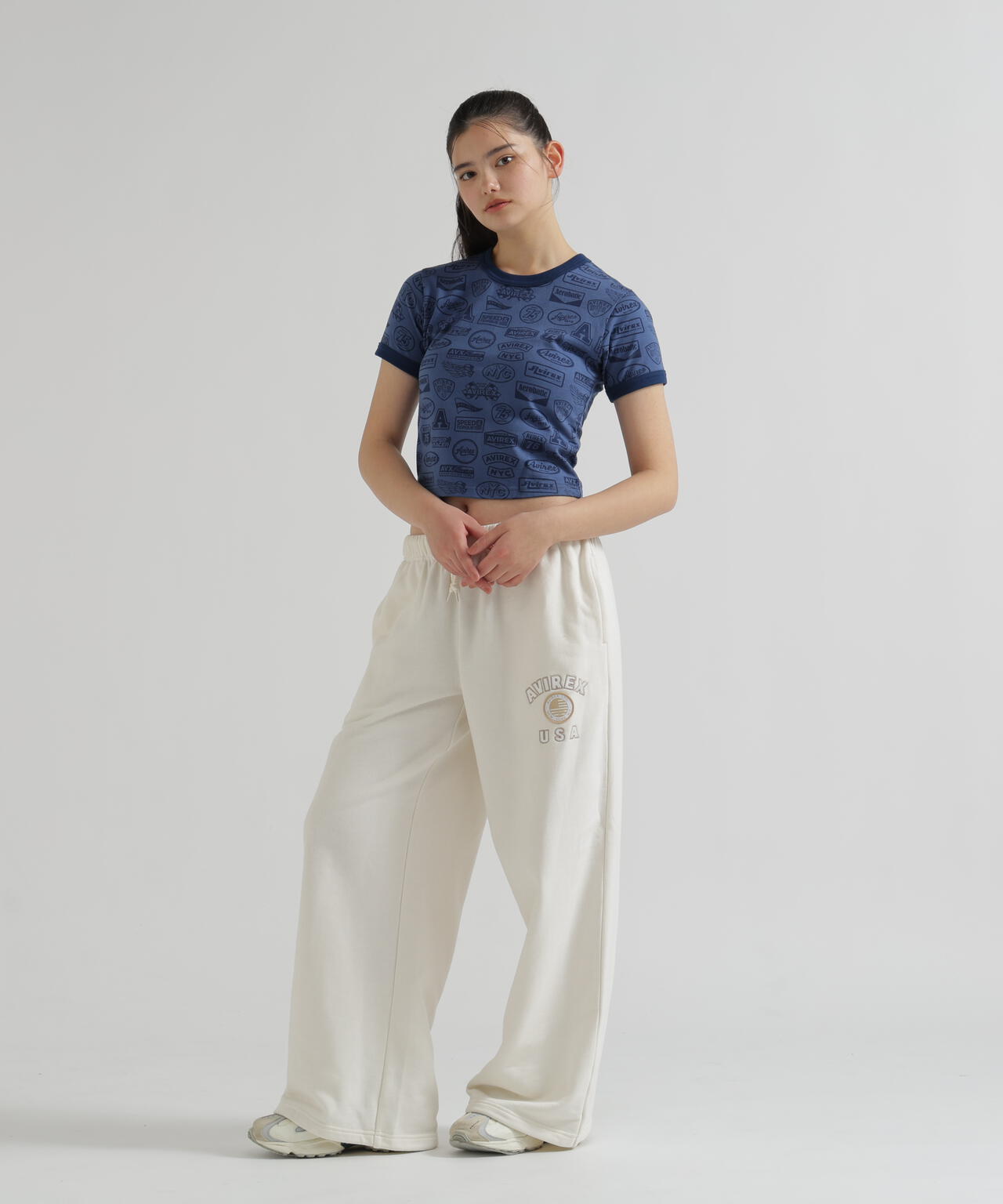 《WOMAN/直営店限定》VARSITY FLAG SWEAT PANTS