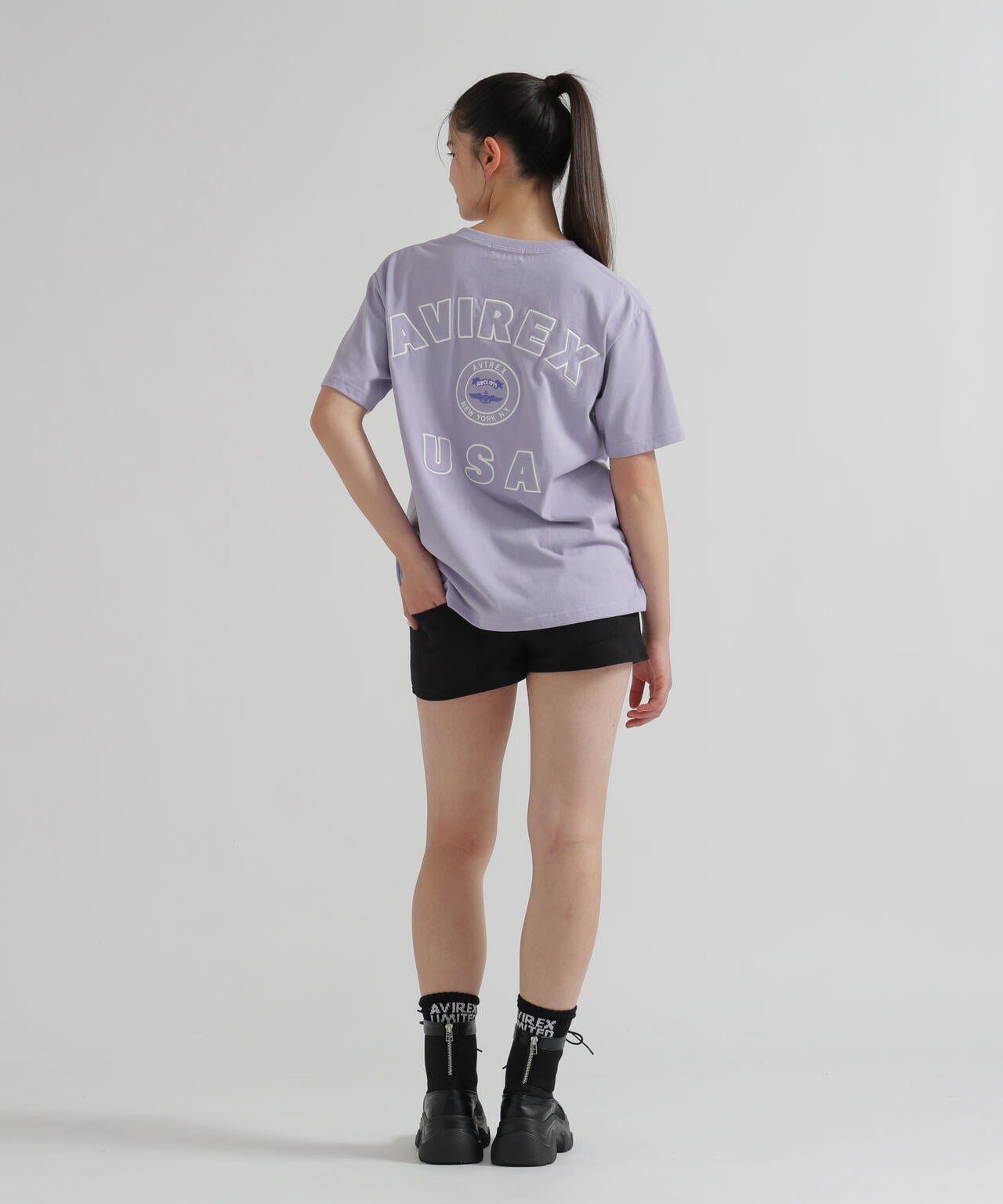 《WOMAN/直営店限定》VARSITY FLAG SHORT PANTS