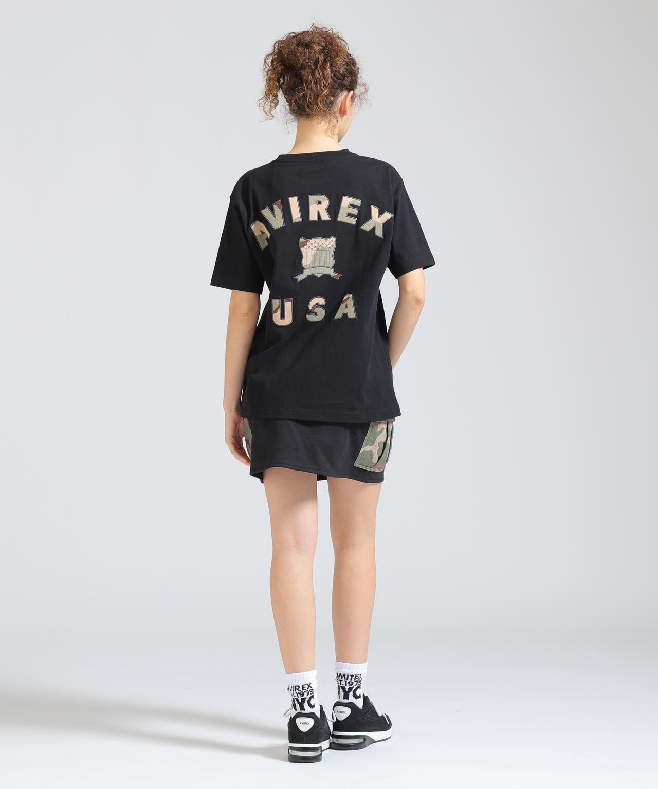 《直営店限定》CAMO SWEAT MINI SKIRT