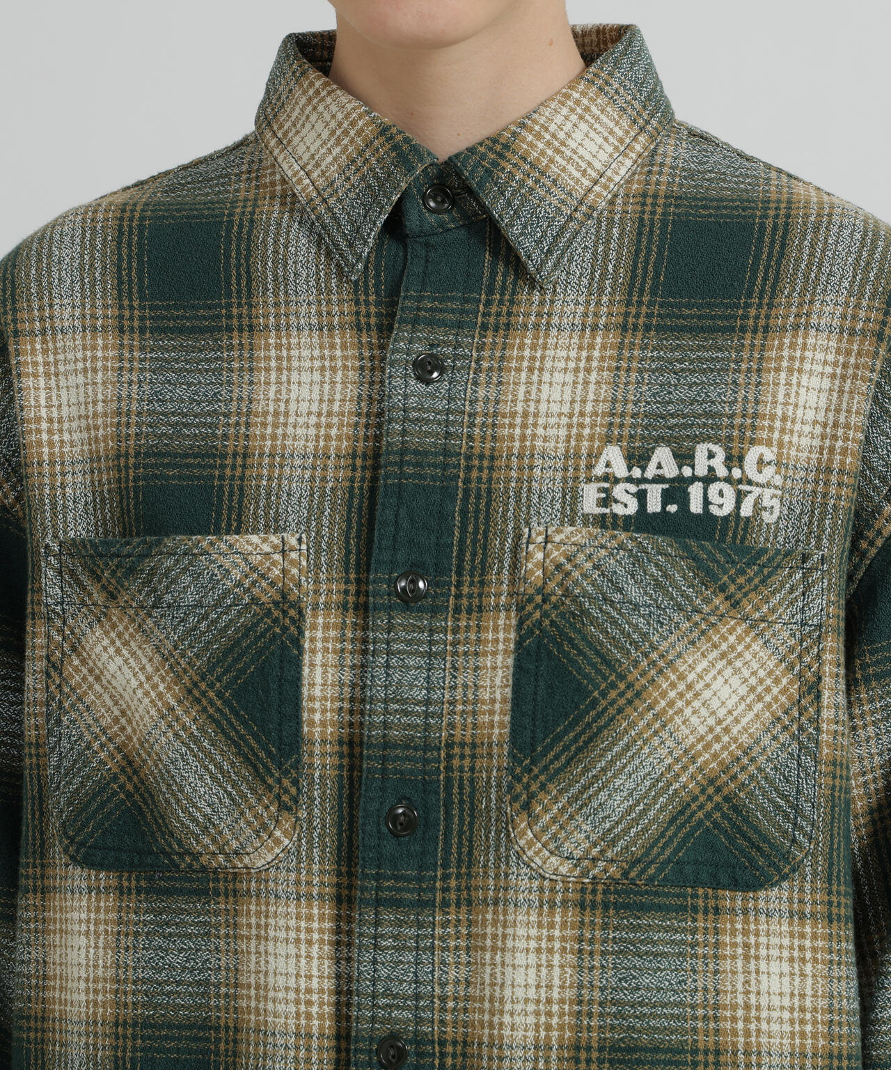 《WOMAN》OMBRE CHECK SHIRT