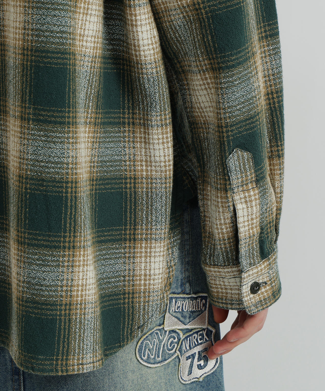 《WOMAN》OMBRE CHECK SHIRT