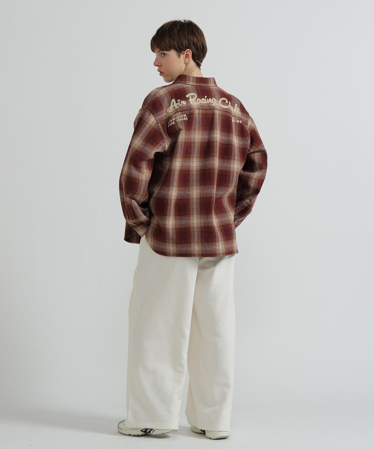 《WOMAN》OMBRE CHECK SHIRT