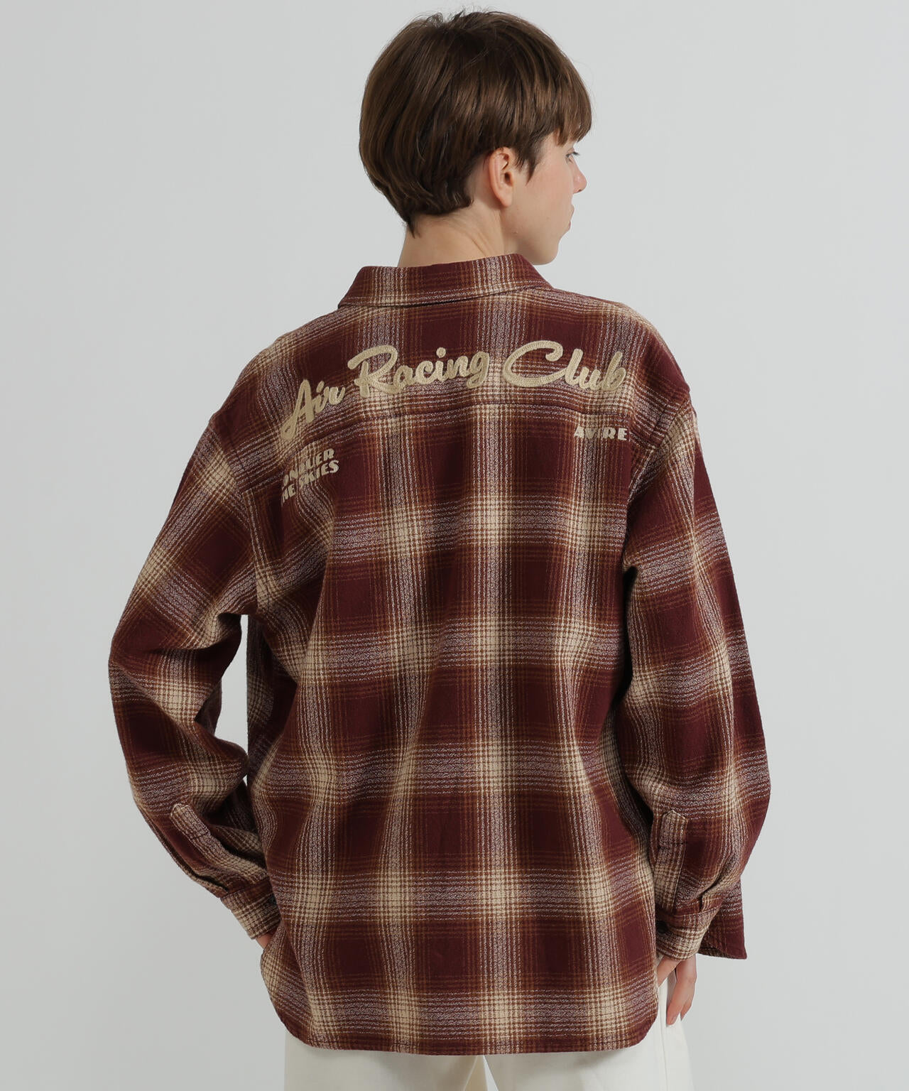 《WOMAN》OMBRE CHECK SHIRT
