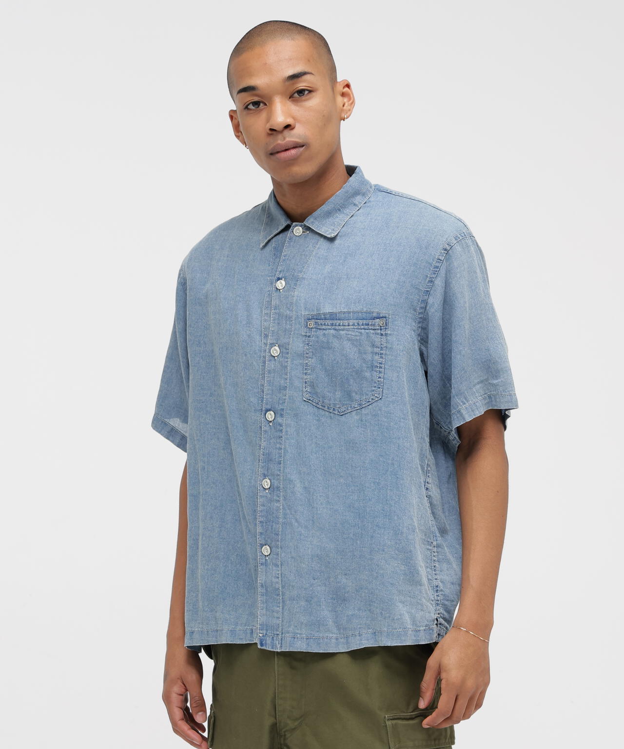 WIND THROUGH DENIM S/S SHIRTS