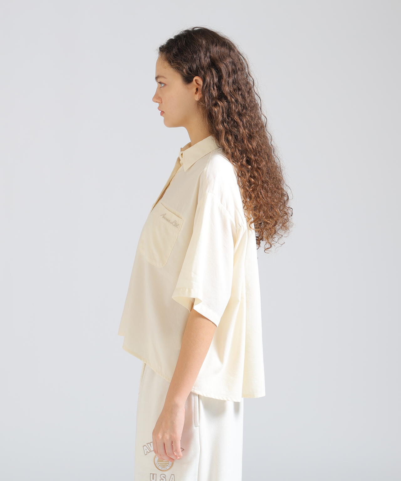 《WOMAN/直営店限定》H/S BACK GATHER DETAILS SHIRT