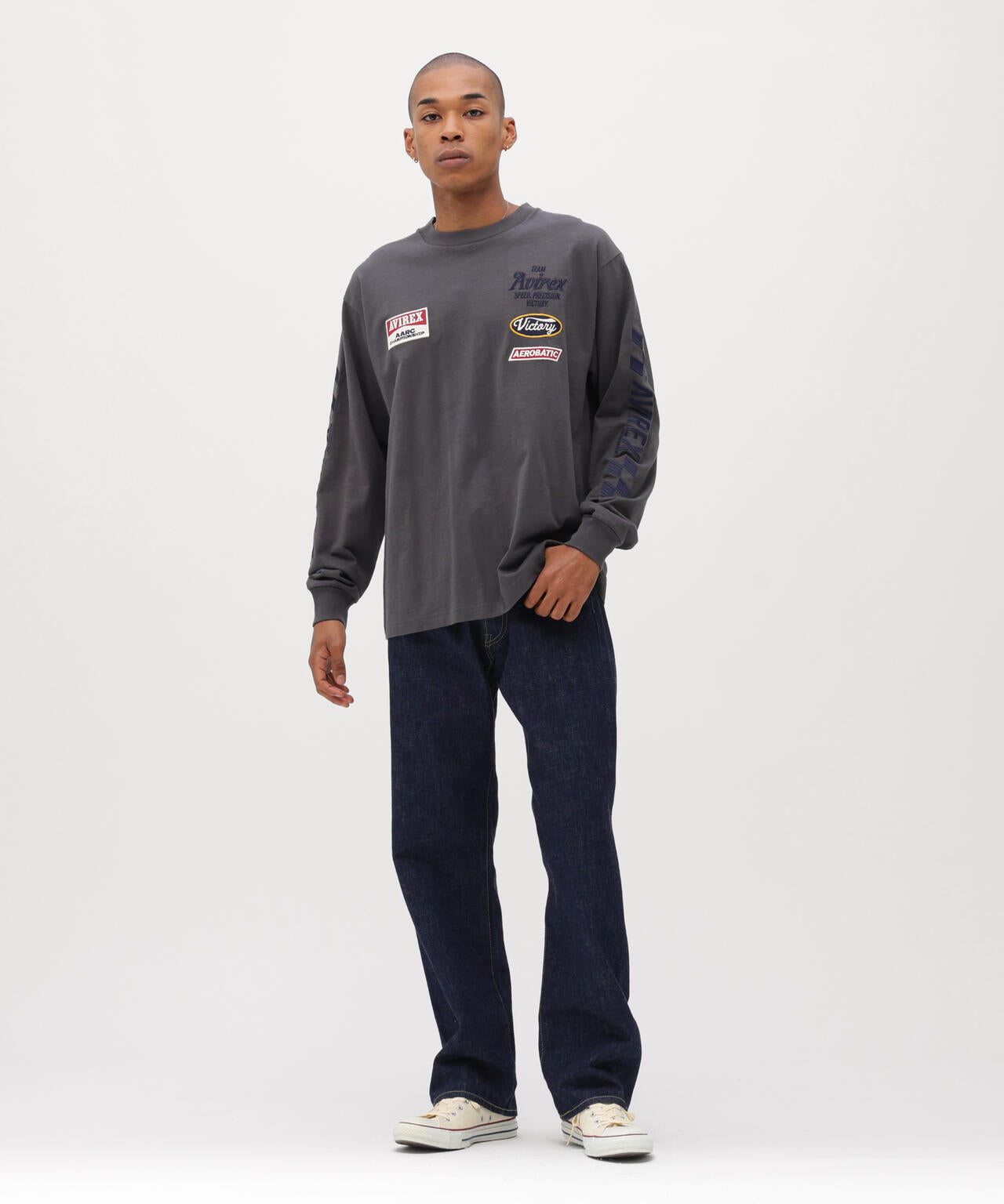 《A.A.R.C》EMBROIDERY L/S T-SHIRT