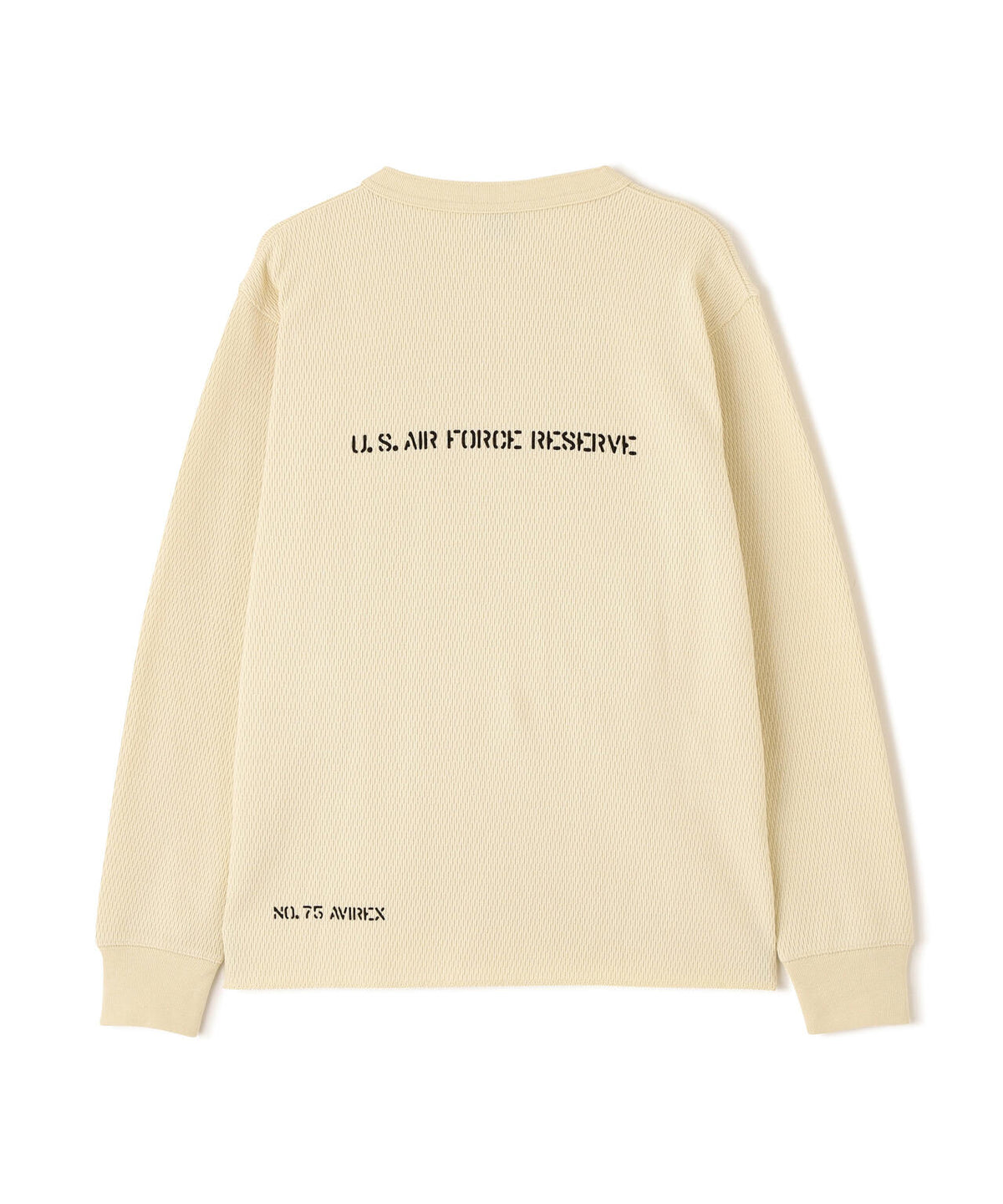 《WEB&DEPOT限定》STENCIL HONEYCOMB HENLEY NECK L/S T-SHIRT
