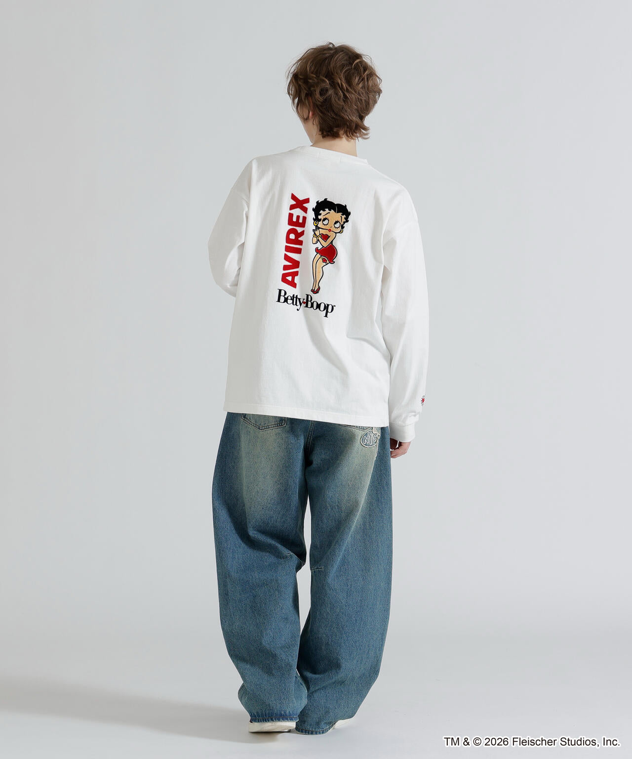《AVIREX × Betty Boop》LONG SLEEVE T-SHIRT