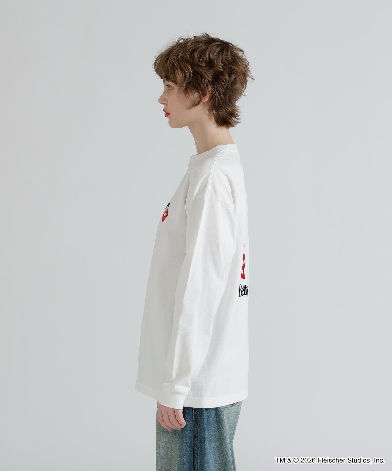 《AVIREX × Betty Boop》LONG SLEEVE T-SHIRT