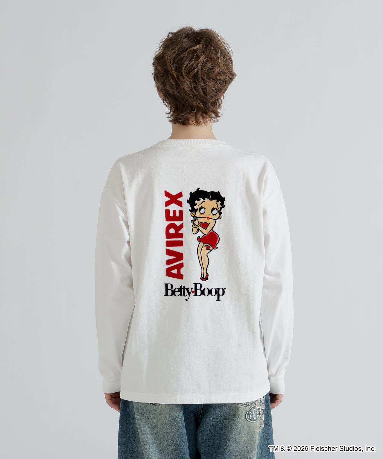 《AVIREX × Betty Boop》LONG SLEEVE T-SHIRT