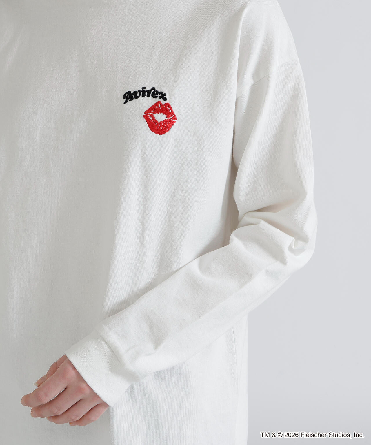 《AVIREX × Betty Boop》LONG SLEEVE T-SHIRT