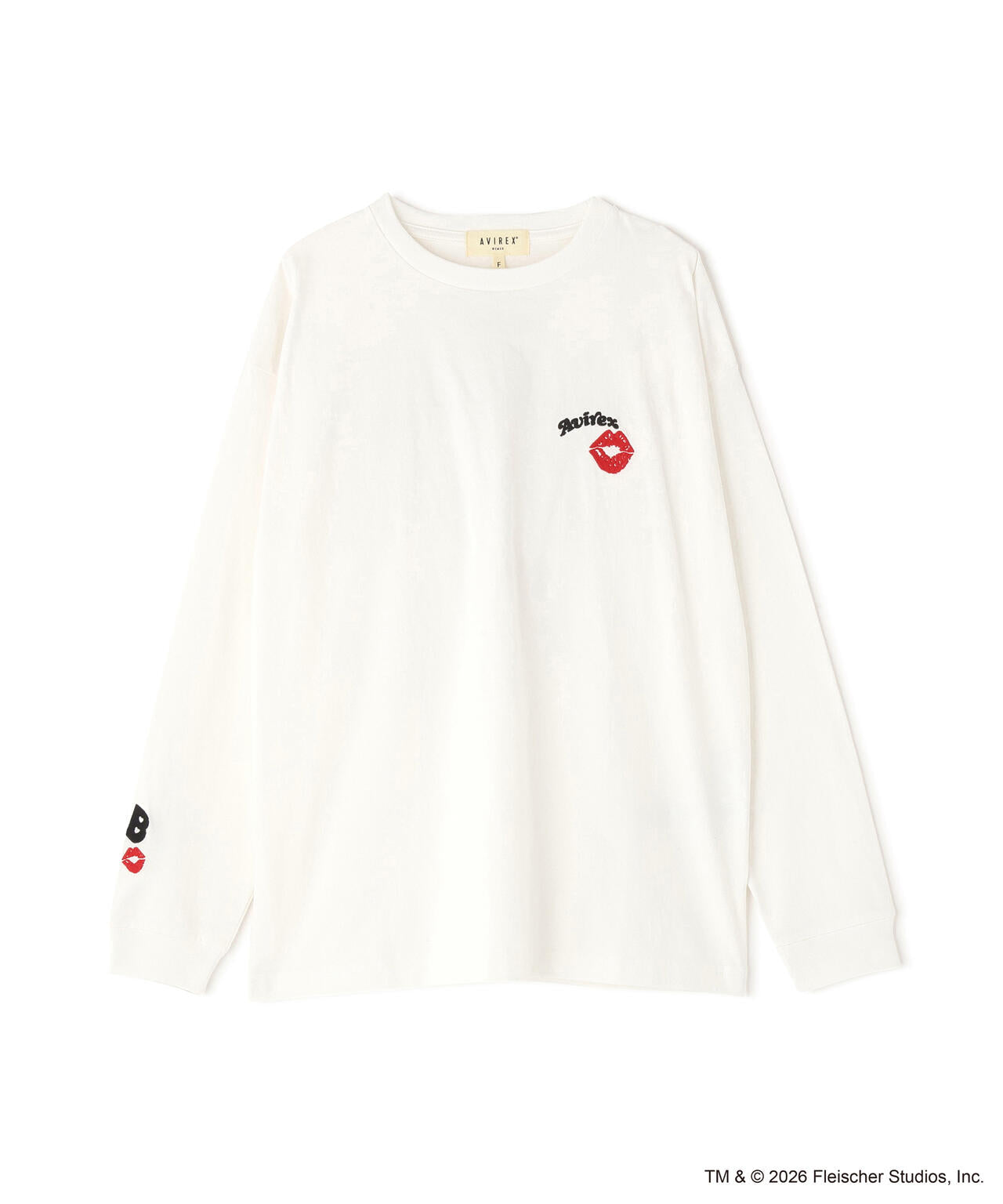 《AVIREX × Betty Boop》LONG SLEEVE T-SHIRT