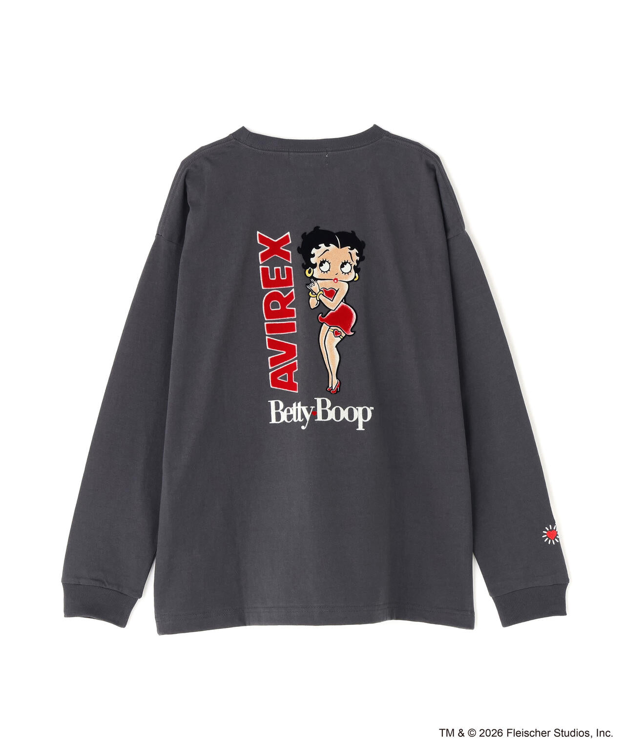 《AVIREX × Betty Boop》LONG SLEEVE T-SHIRT
