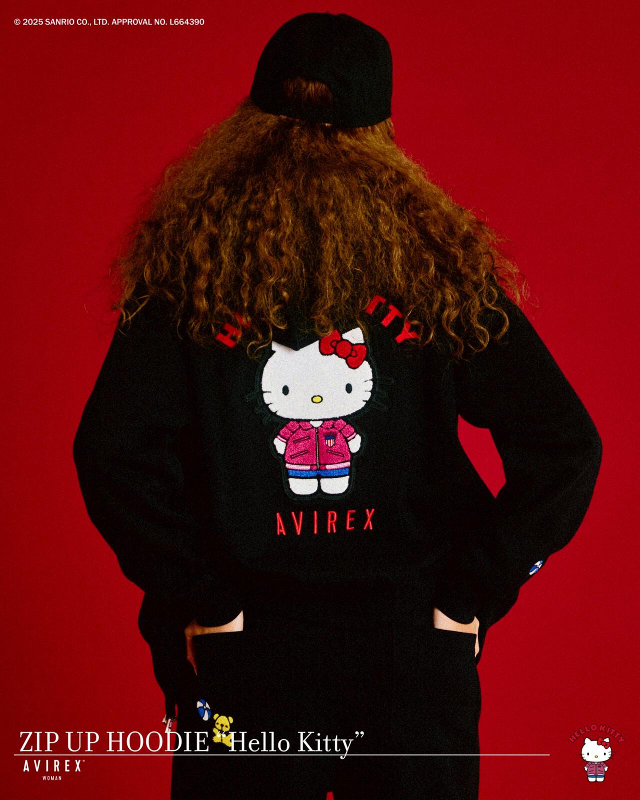 《AVIREX×HELLO KITTY》HOODIE