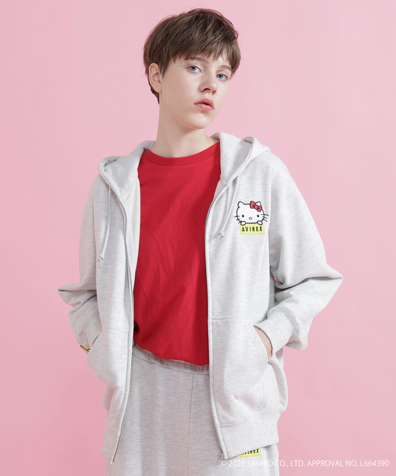 《AVIREX×HELLO KITTY》HOODIE