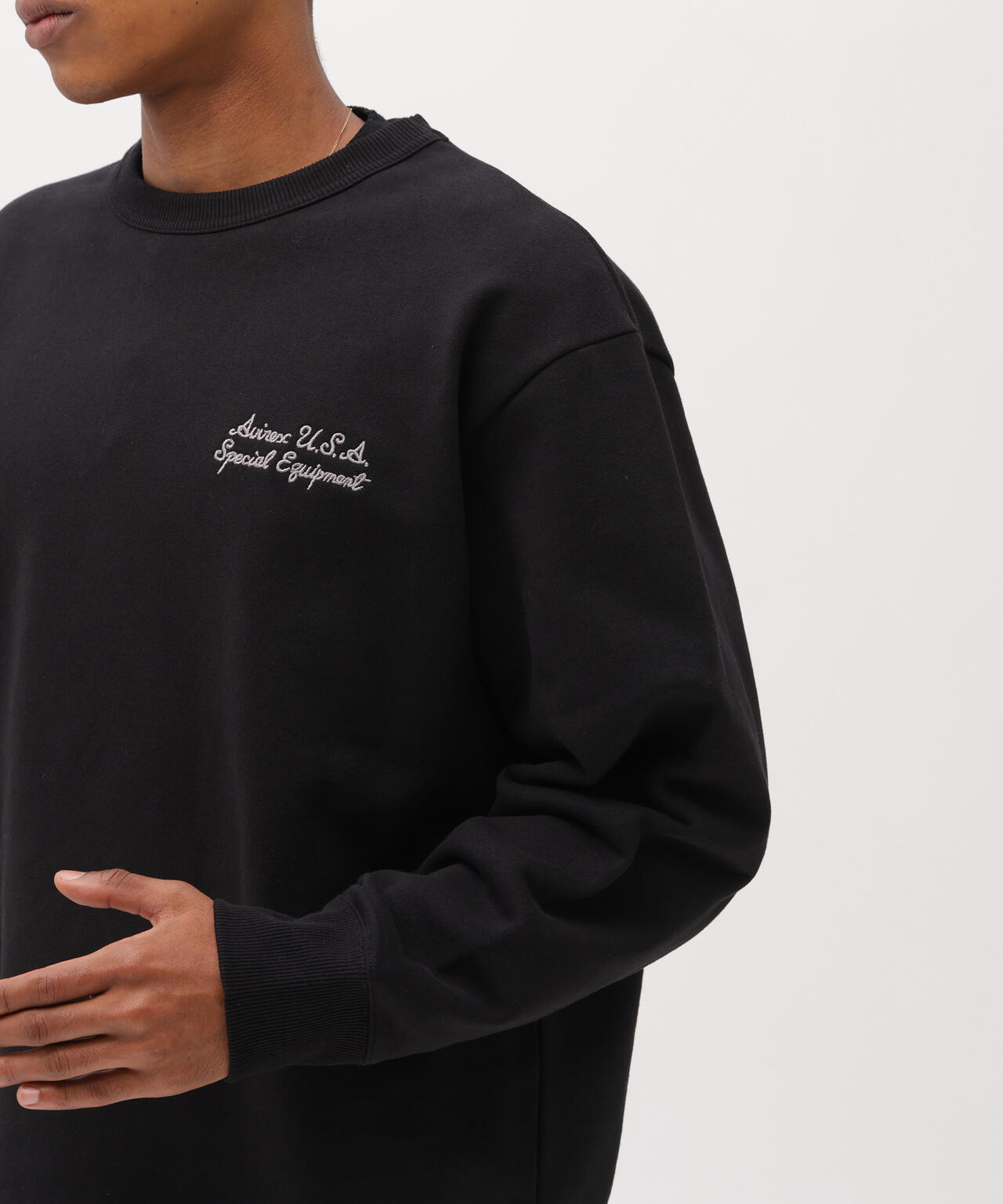 《直営店限定》VARSITY FLAG CREW NECK SWEAT