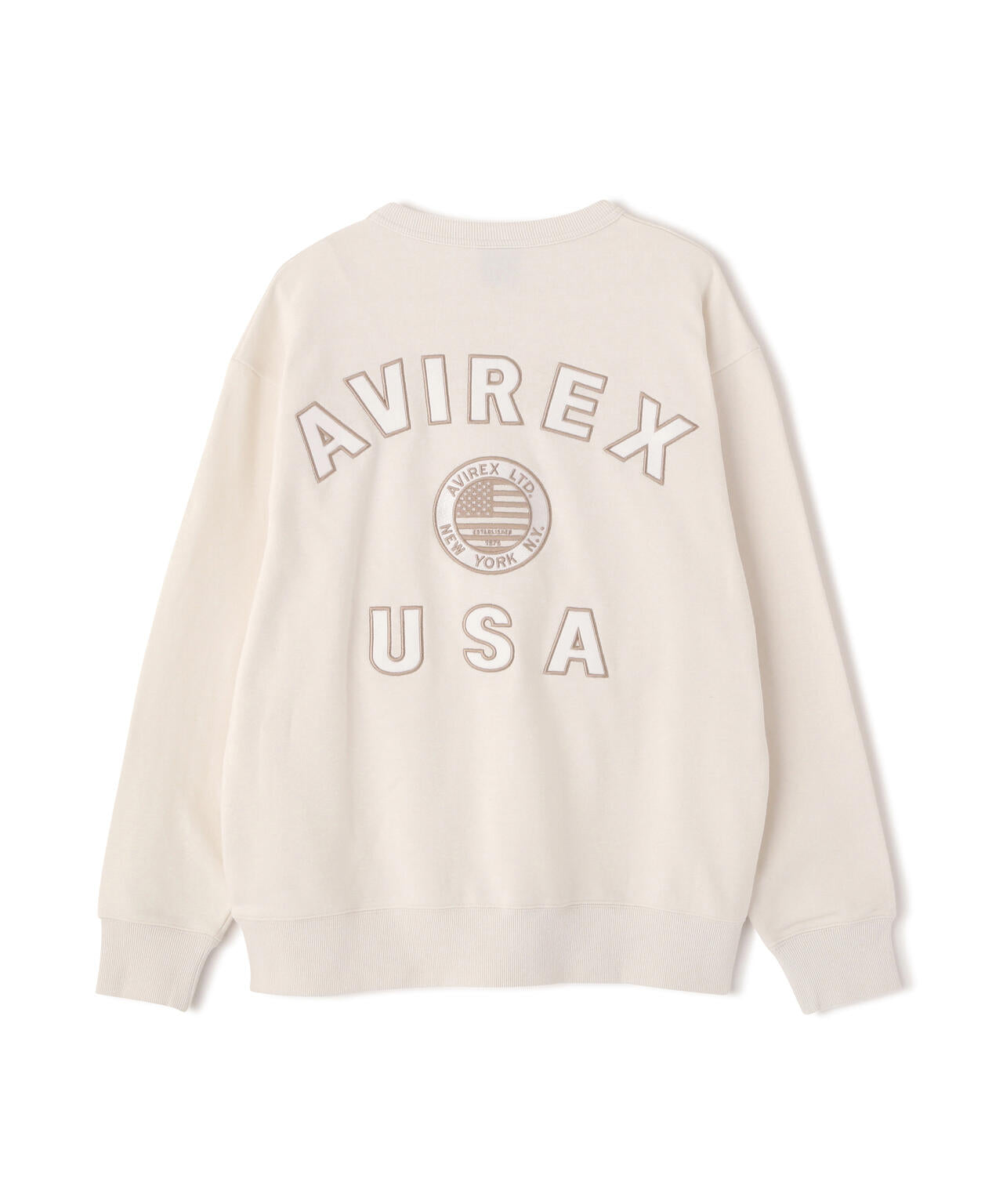 《直営店限定》VARSITY FLAG CREW NECK SWEAT