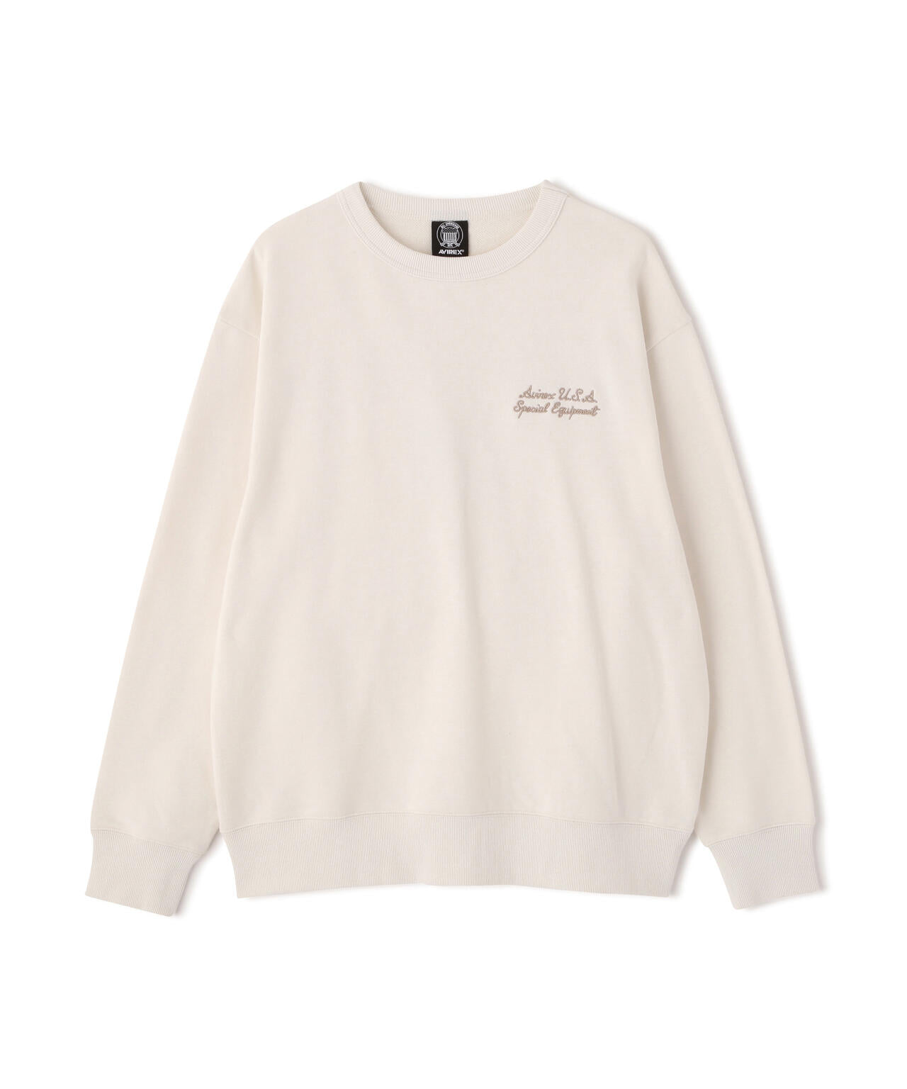 《直営店限定》VARSITY FLAG CREW NECK SWEAT