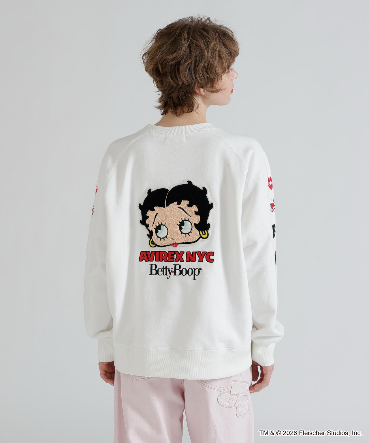 《AVIREX × Betty Boop》CREW NECK SWEAT