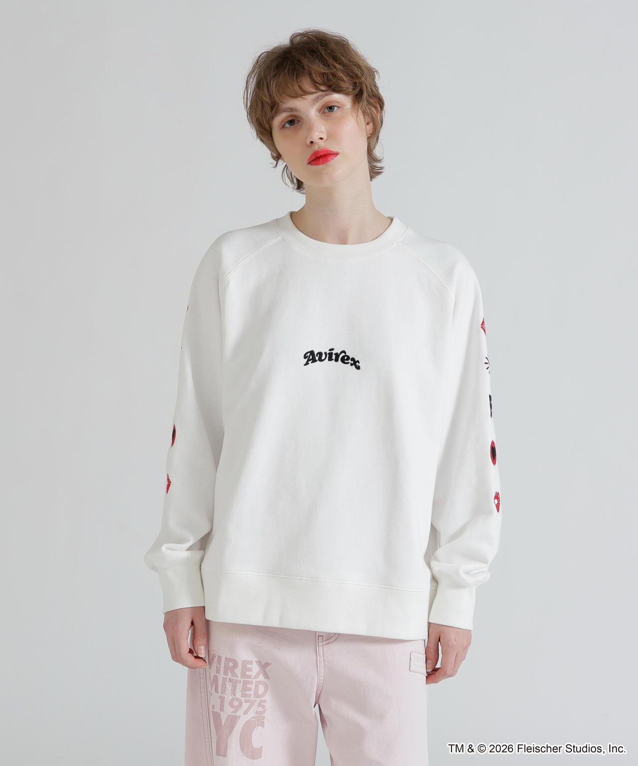 《AVIREX × Betty Boop》CREW NECK SWEAT