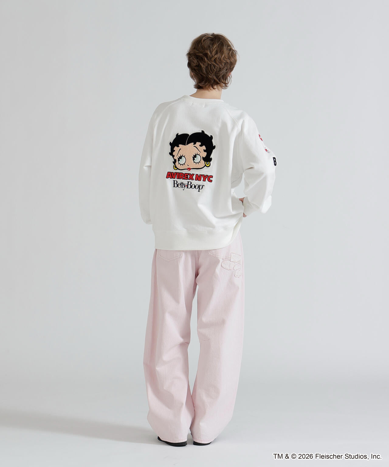 《AVIREX × Betty Boop》CREW NECK SWEAT