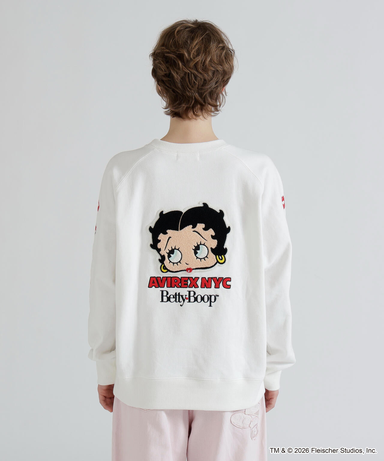 《AVIREX × Betty Boop》CREW NECK SWEAT