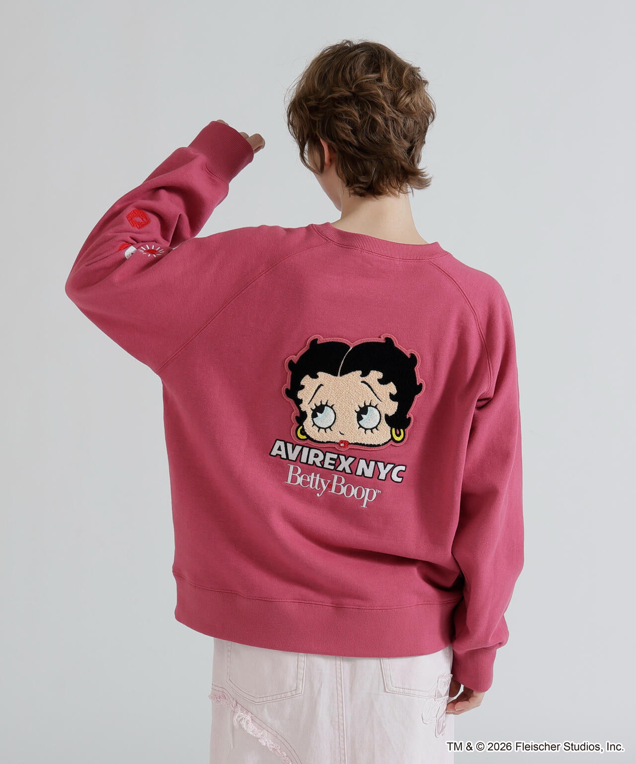 《AVIREX × Betty Boop》CREW NECK SWEAT