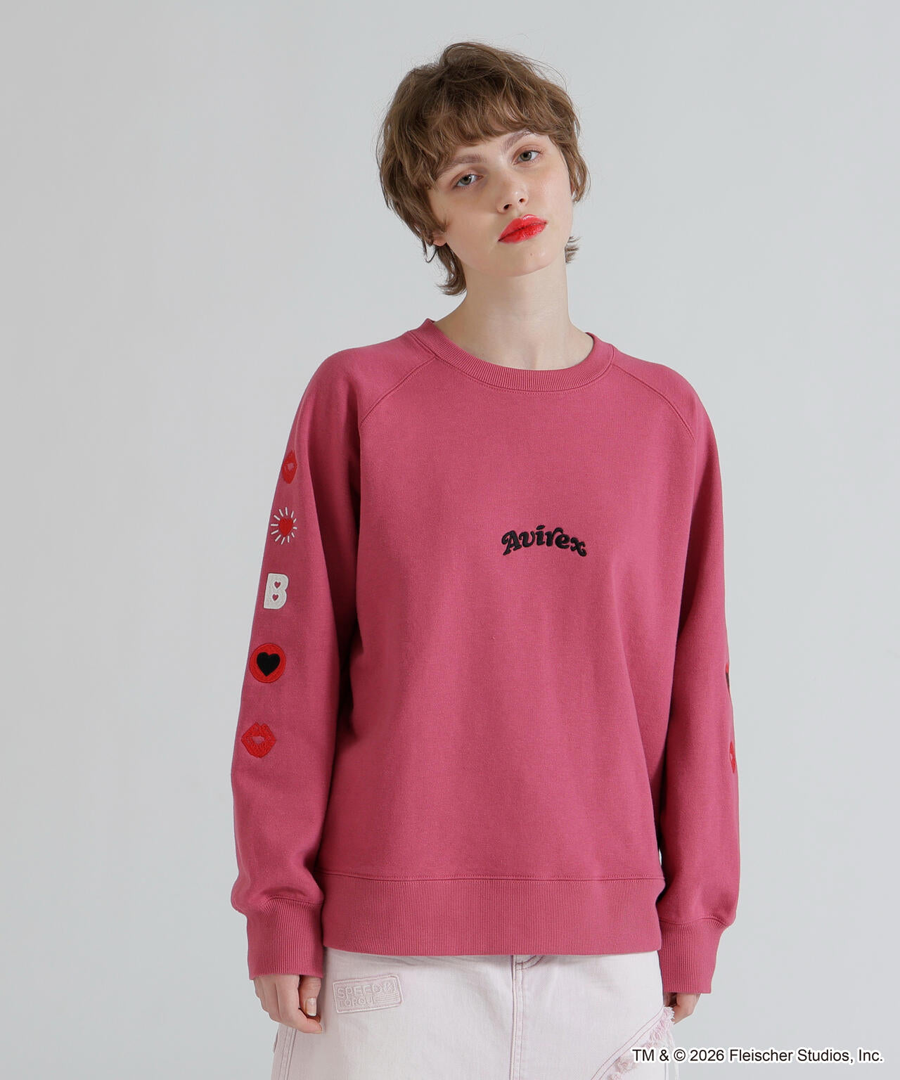 《AVIREX × Betty Boop》CREW NECK SWEAT