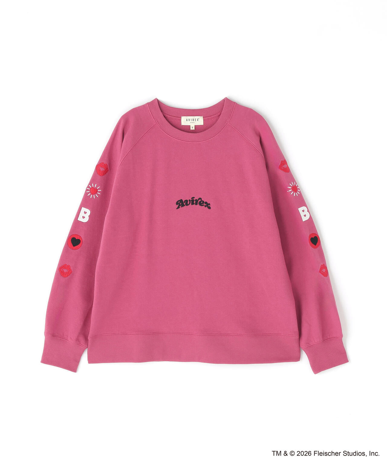 《AVIREX × Betty Boop》CREW NECK SWEAT