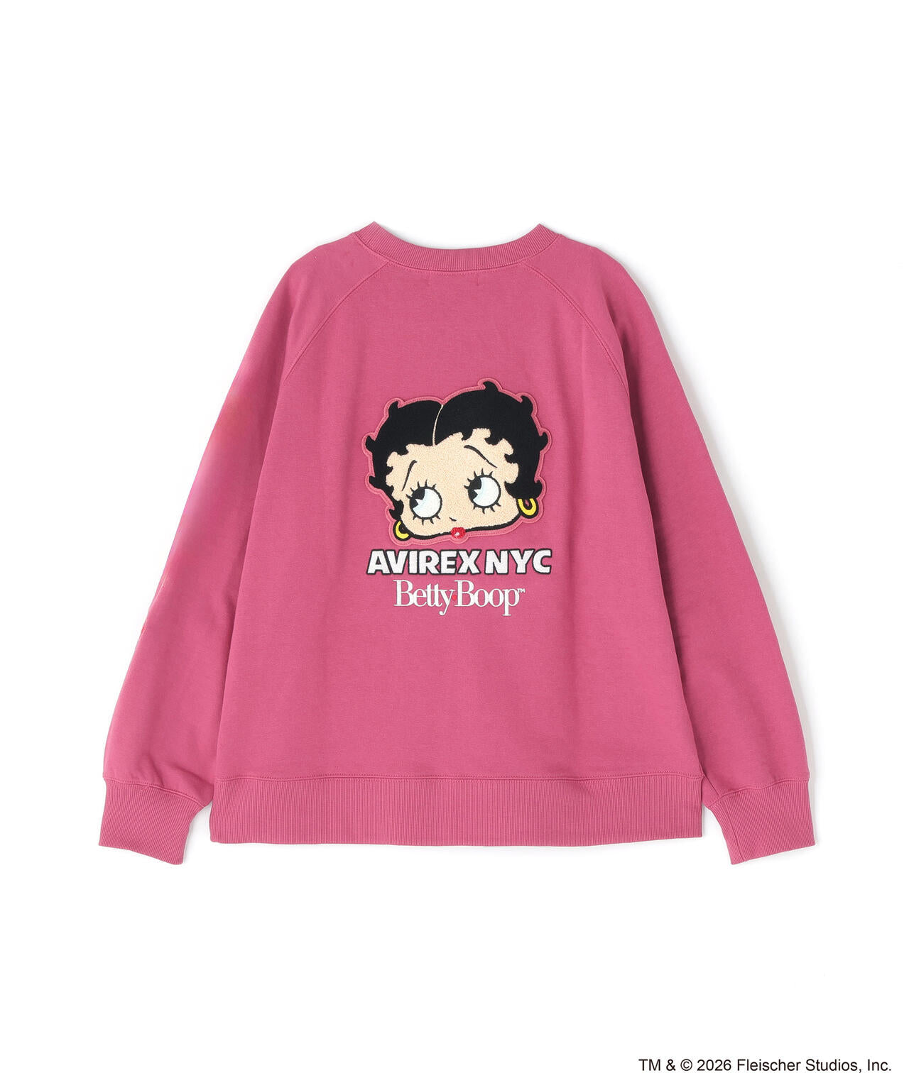 《AVIREX × Betty Boop》CREW NECK SWEAT