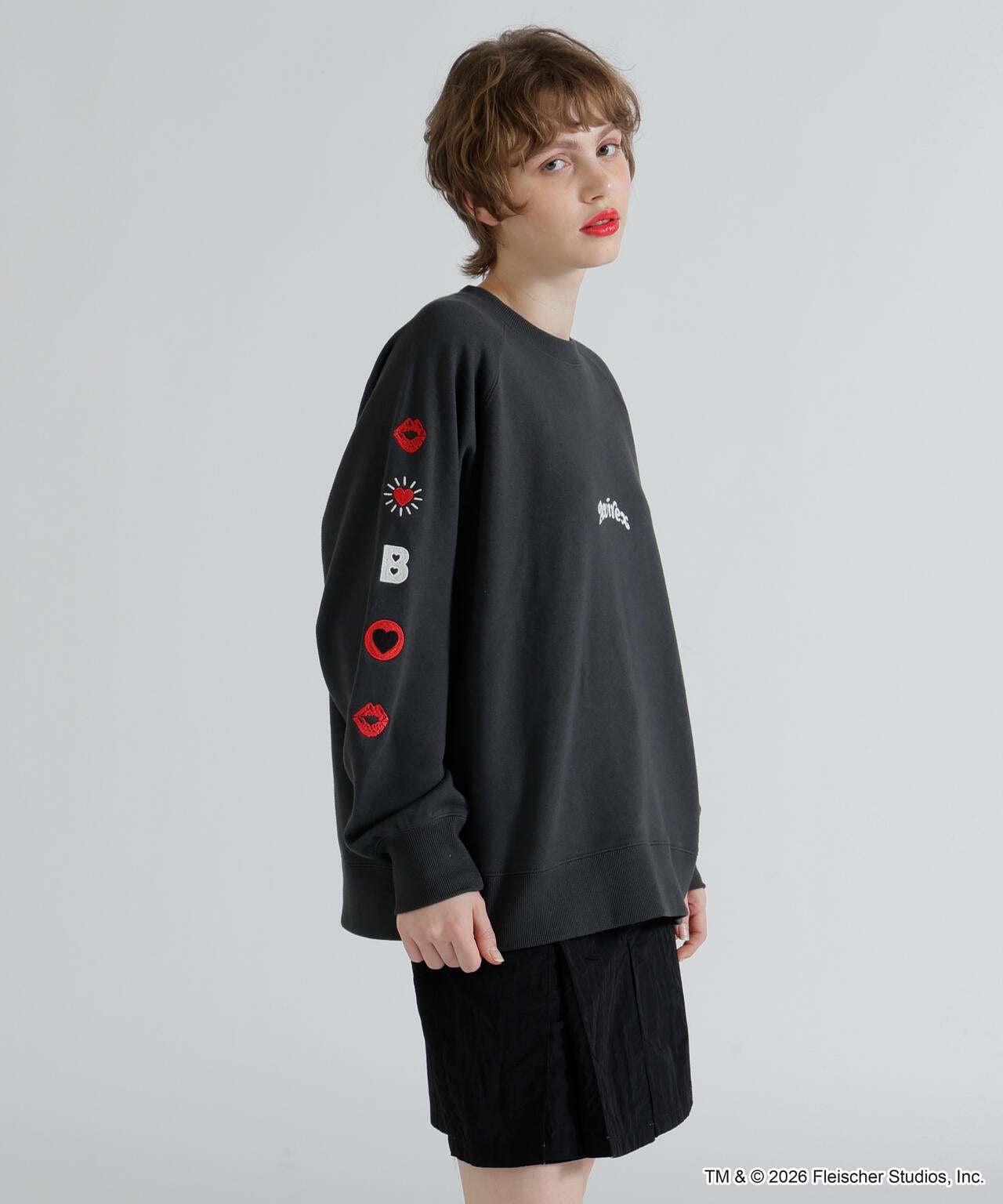 《AVIREX × Betty Boop》CREW NECK SWEAT